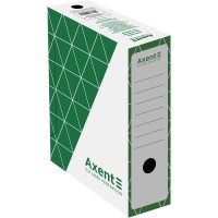 Бокс архівний 350*255*100мм зелений Axent 10 штук, 1732-04-А