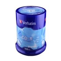 Диски CD-R Verbatim 700 Mb, Cake Box 100 шт.  