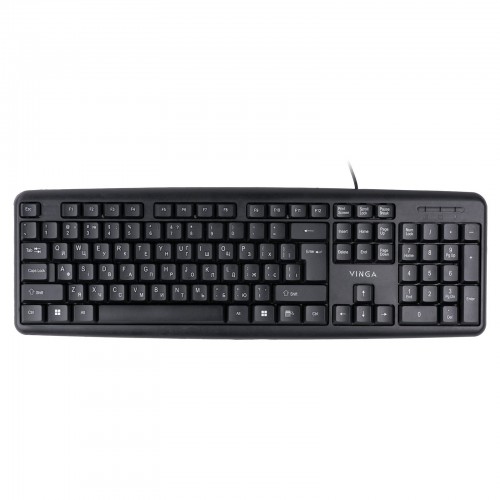 Клавіатура дротова Vinga KB110BK USB Клавіатура дротова Vinga KB110BK USB