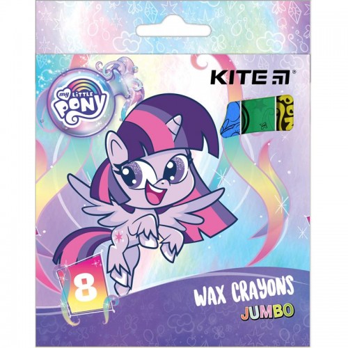 Крейда воскова Jumbo, 8 кольорів Kite LP Крейда воскова Jumbo, 8 кольорів Kite LP