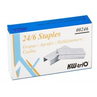 Скоби гальванізовані KW-trio 24/6, уп/1000шт. Скоби гальванізовані KW-trio 24/6, уп/1000шт.
