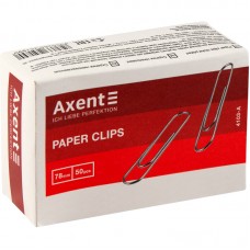 Скріпки нікельовані Axent 78 мм 50 шт. 