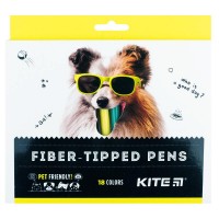 Фломастери 18 кольорів Kite Dogs Фломастери 18 кольорів Kite Dogs