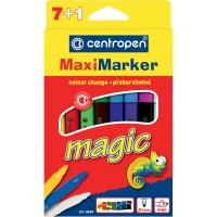 Фломастери Centropen 8649 Magic Maxi, 8 шт., 14 кольорів Фломастери Centropen 8649 Magic Maxi, 8 шт., 14 кольорів