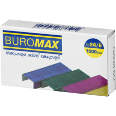 Скоби кольорові BM.4422 №24/6, 1000 шт. 