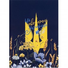 Книга записна тверда обкладинка, А5, 96 аркушів, клітинка, UA Українці