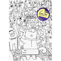 Обкладинка-розмальовка Kite, А4+, PVC Cats&Dogs, 10 штук Обкладинка-розмальовка Kite, А4+, PVC Cats&Dogs, 10 штук