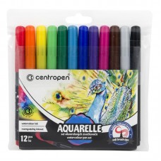 Фломастери Centropen акварельні 8683/12, 12 кольорів