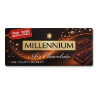 Шоколад Millennium чорний пористий 85г