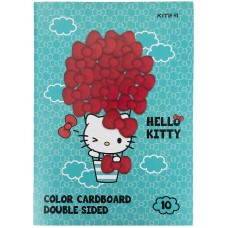 Картон Kite кольор. двостор. (10арк/10кол), А4 HK, папка 