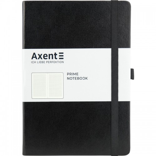 Книга записна Partner Prime, 145*210 мм, A5 96 аркушів, клітинка, чорна Книга записна Partner Prime, 145*210 мм, A5 96 аркушів, клітинка, чорна