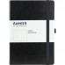 Книга записна Partner Prime, 145*210 мм, A5 96 аркушів, клітинка, чорна 
