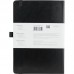 Книга записна Partner Prime, 145*210 мм, A5 96 аркушів, клітинка, чорна 