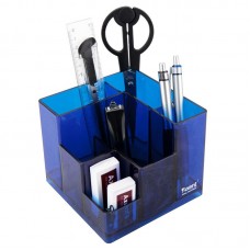 Набір настільний Cube, 9 предметів, синій 