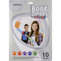 Плівка самоклеюча Kite для книг, 50*36 см, 10 шт.,асорті кольорів Плівка самоклеюча Kite для книг, 50*36 см, 10 шт.,асорті кольорів