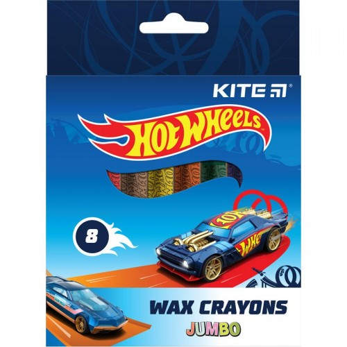Крейда воскова Jumbo, 8 кольорів Kite HW Крейда воскова Jumbo, 8 кольорів Kite HW