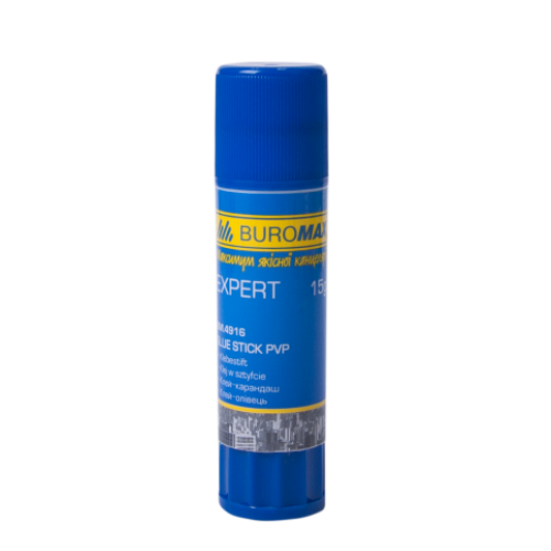 Клей-олівець BuroMAX EXPERT PVP 15г BM.4916 Клей-олівець BuroMAX EXPERT PVP 15г BM.4916