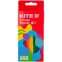 Олівці кольорові тригранні, 12 шт. Kite Fantasy 