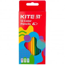 Олівці кольорові тригранні, 12 шт. Kite Fantasy 