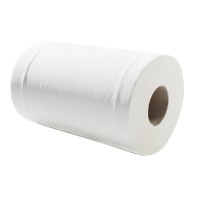 Рушник паперовий Mini Basic Tischa Papier двошаровий білий без тиснення d=13 h=19, 304 відривів, 68м, 1 рулон 