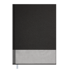 Щоденник недатований PARALLEL, A5, 288 аркушів, чорний