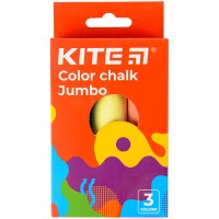 Крейда кольорова Jumbo, 3 кольори, Kite Fantasy Крейда кольорова Jumbo, 3 кольори, Kite Fantasy