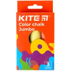Крейда кольорова Jumbo, 3 кольори, Kite Fantasy 