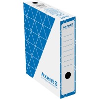 Бокс архівний 350*255*80мм синій Axent 10 штук, 1731-02-А