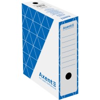 Бокс архівний 350*255*100мм синій Axent 10 штук, 1732-02-А