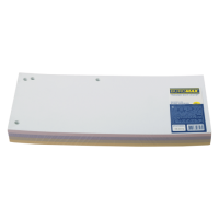 Розділювачі кольорові Buromax 10,5х23см (100шт.), картон, асорті, BM.3220-99