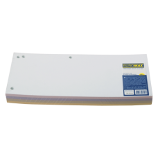 Розділювачі кольорові Buromax 10,5х23см (100шт.), картон, асорті, BM.3220-99
