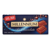 Шоколад Millennium молочний пористий 85г Шоколад Millennium молочний пористий 85г