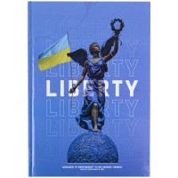 Книга записна А4 Liberty, 96 арк., клітинка, синій 
