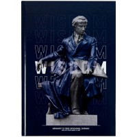 Книга записна А4 Wisdom, 96 арк., клітинка, темно синій 