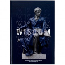 Книга записна А4 Wisdom, 96 арк., клітинка, темно синій 