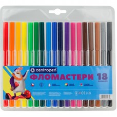 Фломастери Centropen 7790/18, 18 кольорів 