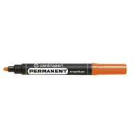 Маркер Сentropen Permanent 8566 2,5 мм круглий оранжевий 