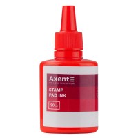 Фарба штемпельна Axent 30 мл, червона