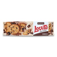 Печиво Roshen Lovita Classic Cookies зі шматочками глазурі, 150г