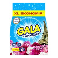 Пральний порошок ГАЛА автомат 3,6кг для змішаних тканин Аква-Пудра французький аромат