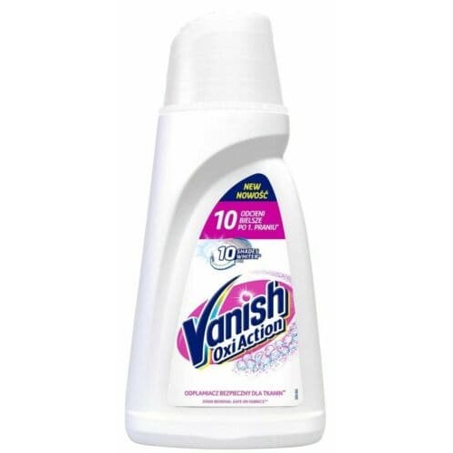 Vanish рідина для виведення плям з білих тканин 1 л Vanish рідина для виведення плям з білих тканин 1 л