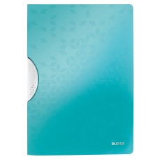 Папка з кліпом Leitz WOW ColorClip, A4 PP, колір "бірюзовий металік", 41850051