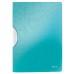 Папка з кліпом Leitz WOW ColorClip, A4 PP, колір "бірюзовий металік", 41850051