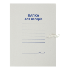 Папка на зав'язках, JOBMAX, А4, картон 0.3 мм, клеєний клапан BM.3359