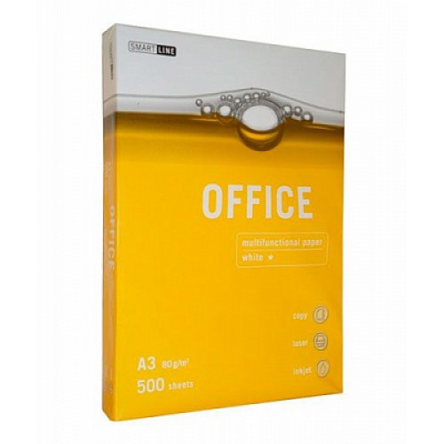 Папір офісний Smart Line OFFICE А3, 80 г/м2, 500 аркушів Папір офісний Smart Line OFFICE А3, 80 г/м2, 500 аркушів