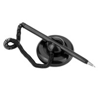 Ручка кулькова Desk pen на підставці синя 
