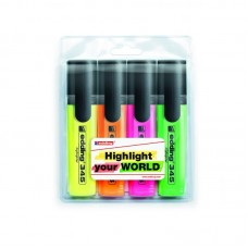 Набір маркерів Highlighter Edding, 4 кольори 