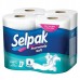 Туалетний папір Selpak тришаровий, білий, 8 рулонів