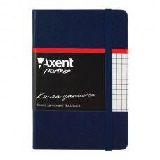 Книга записна Partner, 95*140 мм, А6-, 96 аркушів, клітинка, синя