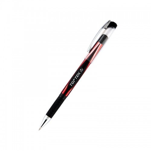 Ручка гелева Top Tek Gel червона UX-133-06 Ручка гелева Top Tek Gel червона UX-133-06